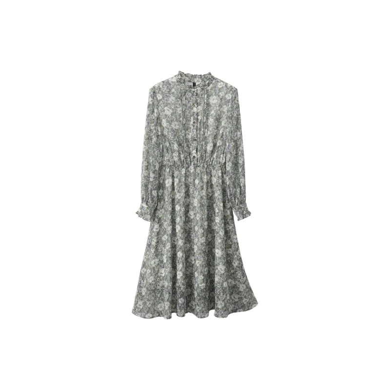VIMLY Long Sleeved Dresses Women's-6