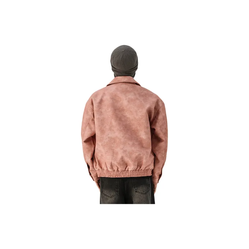 EYEUNDERSTAND Leather Jacket Unisex-3