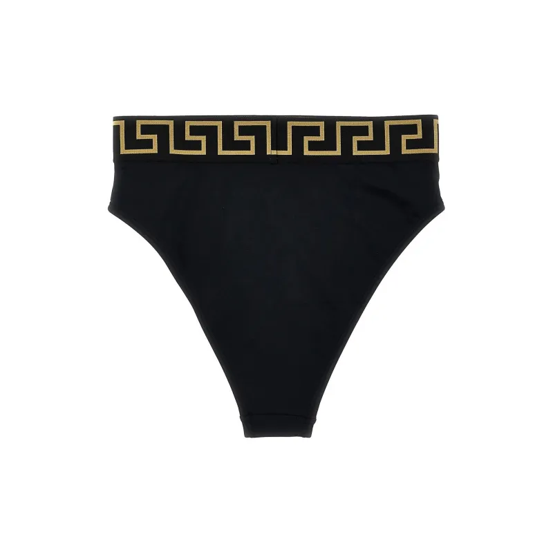 VERSACE Greca Border High waist Bikini Bottoms-1