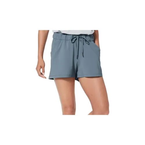 Lululemon On The Fly Casual Shorts Women's Blue Gray