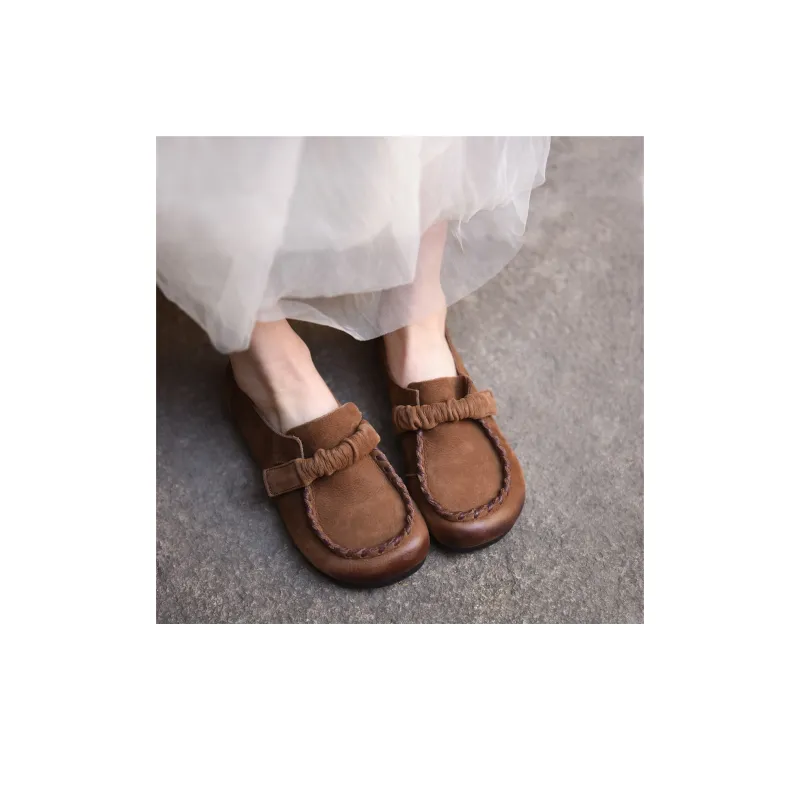 ARTMU Women's Casual Shoes Women's Low Top Light Brown-6