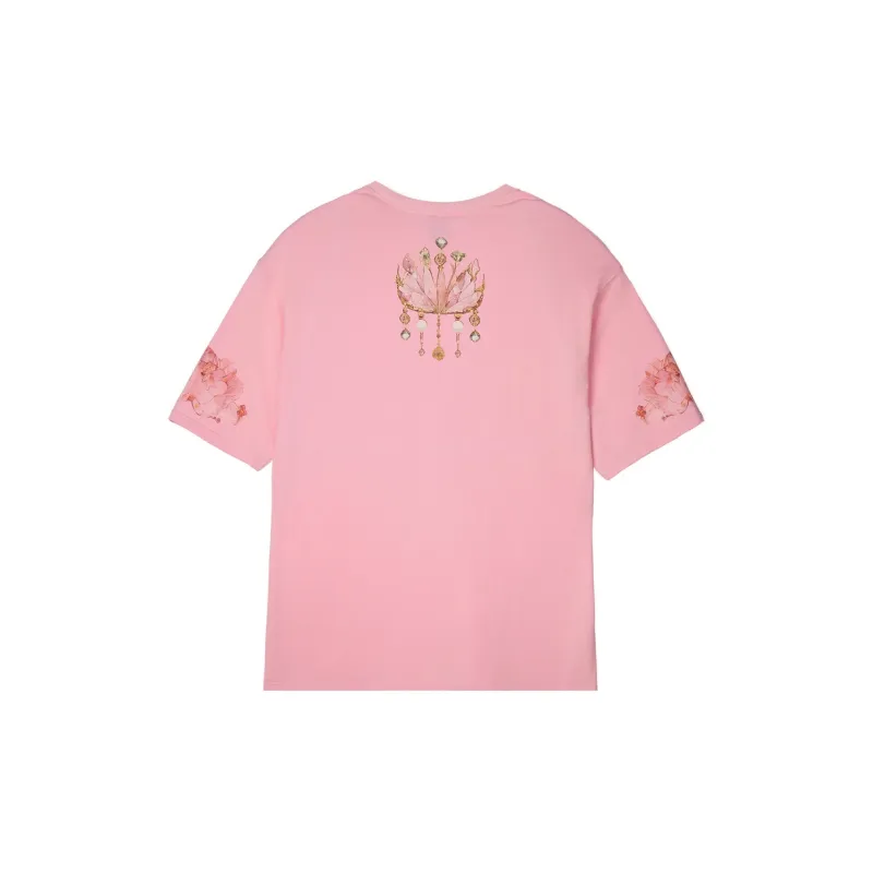 TCH Short Sleeved Dresses Women's Pink-1