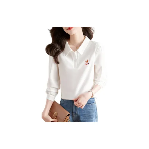 Korean style T-Shirts Women's White