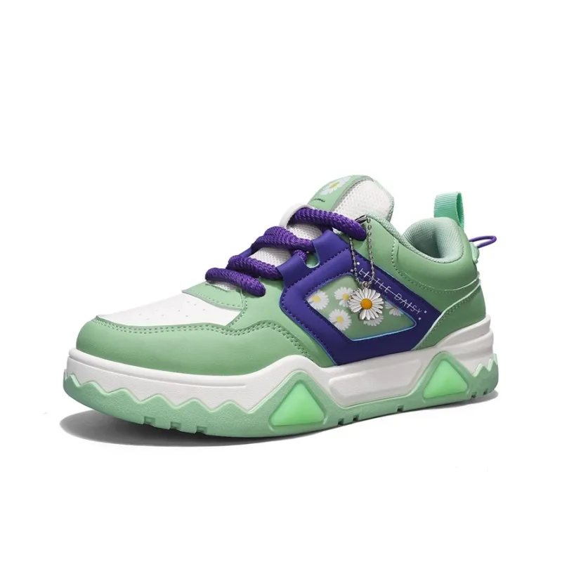 Little Daisy Small Daisy Height Increasing Abrasion Resistant Breathable Slip Resistant Low Top Skateboard Shoes Men's-9