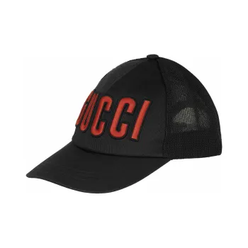 GUCCI Embroidered Logo Baseball Cap