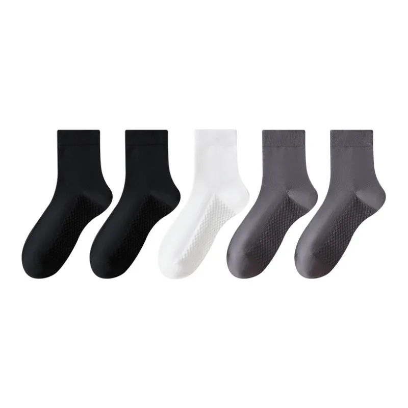 MIIOW Mid Calf Socks Men's 5 Pack-3