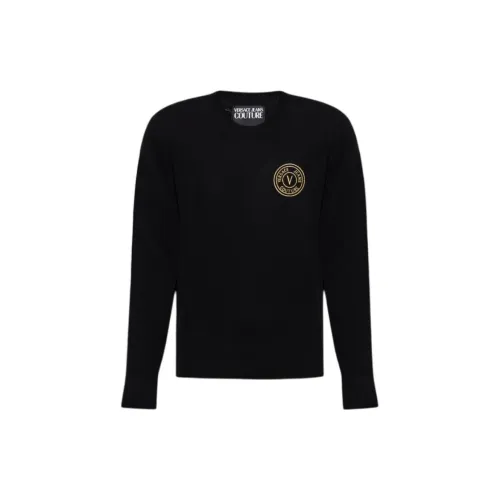 VERSACE JEANS COUTURE Sweaters Men Black