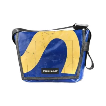 FREITAG Polyester Messenger Bag Crossbody Bag Shoulder Bag Unisex Blue & Yellow
