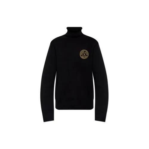 VERSACE JEANS COUTURE Sweaters Men Black