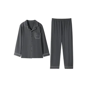 Dream Heart Pajama Set Men's Dark Gray