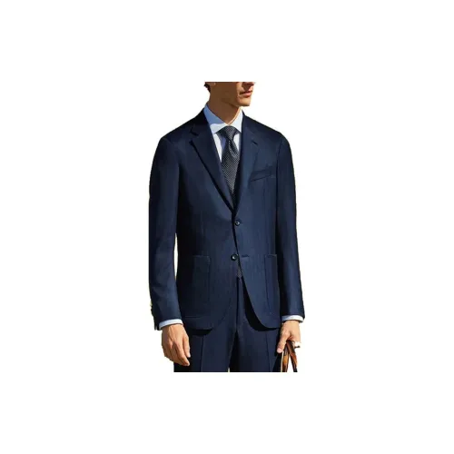 Ermenegildo Zegna Business Suits Men Dark Blue