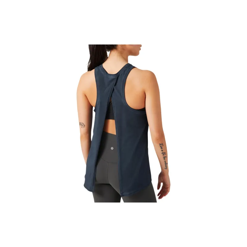 Lululemon All Tied Up Sport Vests Women's Dye Marine Blue-1