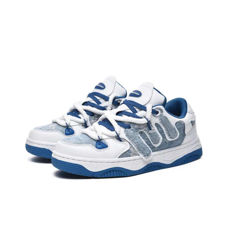 EstherShop Anti Slip Wear Resistant Low Top Skateboard Shoes Unisex-2