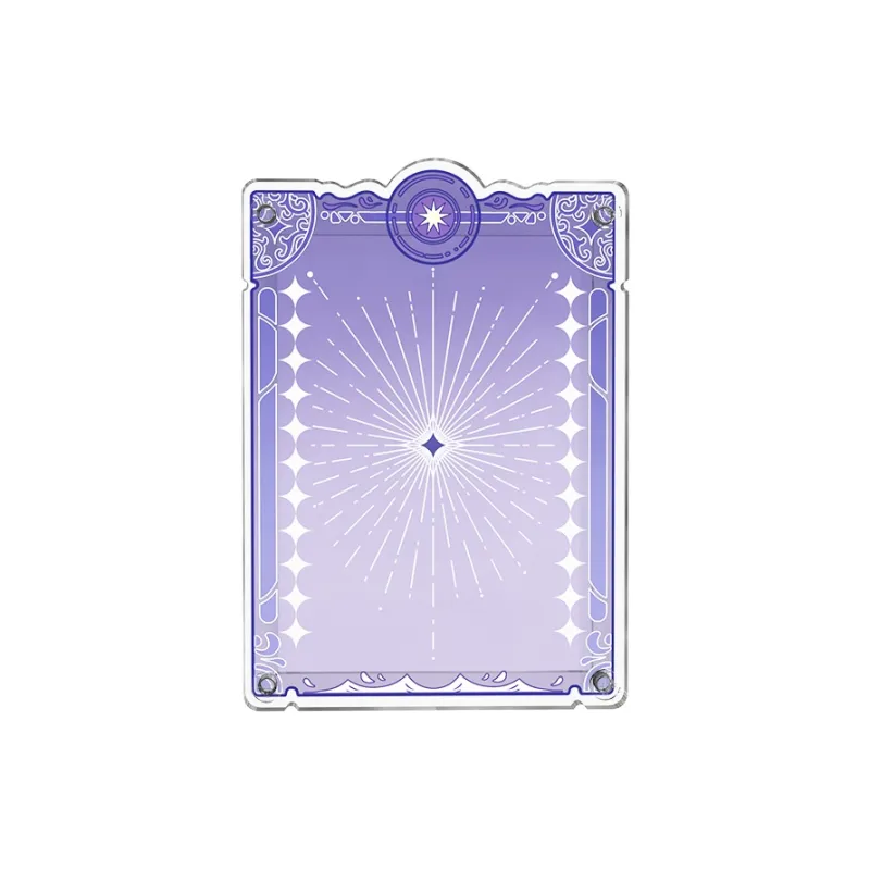 LIGHT YOUR BRICKS Le Yi Bao Compatible Guomei Anime Card Card Character Stand Acrylic Frame Protector Model Accessories-8