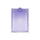 Purple 5-Inch Acrylic Photo Frame with Shown Photo