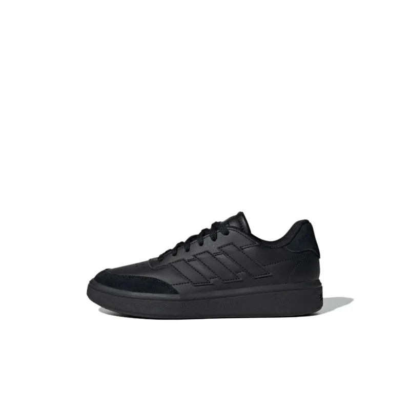 Adidas COURTBLOCK Anti Slip Wear Resistant Low Top Kids' Skateboarding Shoes Black Kids'-0