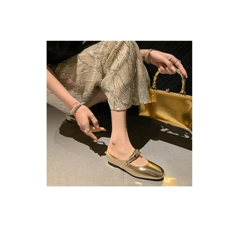 BalletCat Rhinestone Woven Abrasion-Resistant Slip-Resistant Wrap-toe Slippers Women's-7
