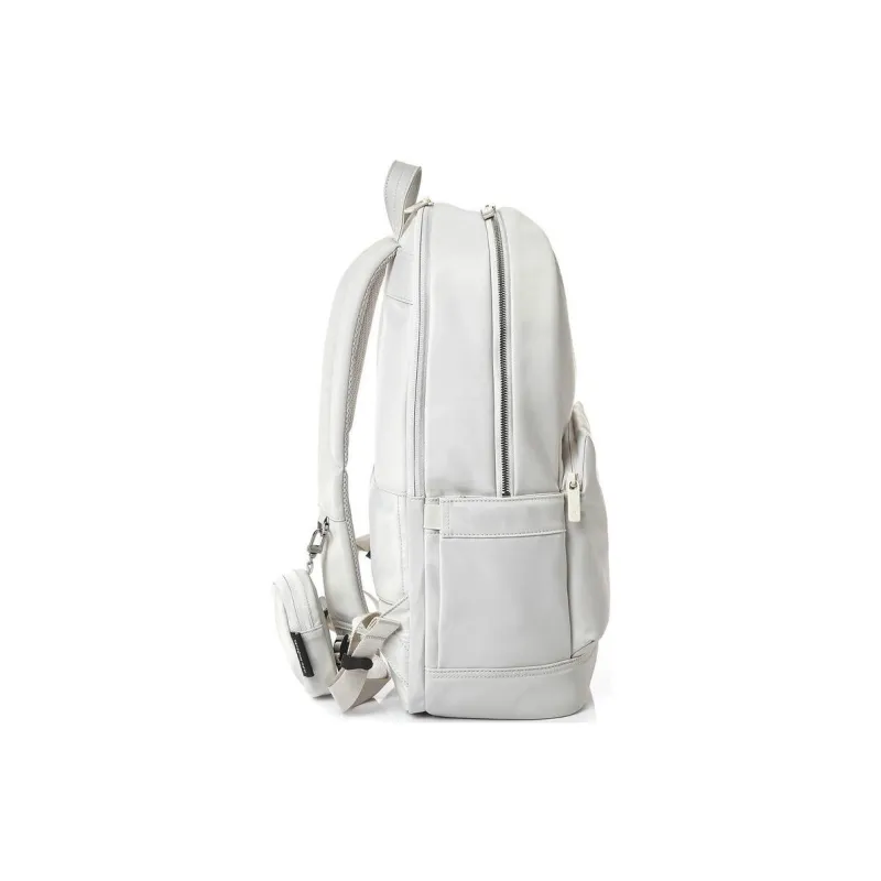 SAMSONITE Nylon Backpack Women's Light Gray-3