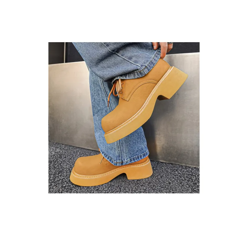 V ZERO FIVE Casual Shoes Unisex Yellow-5