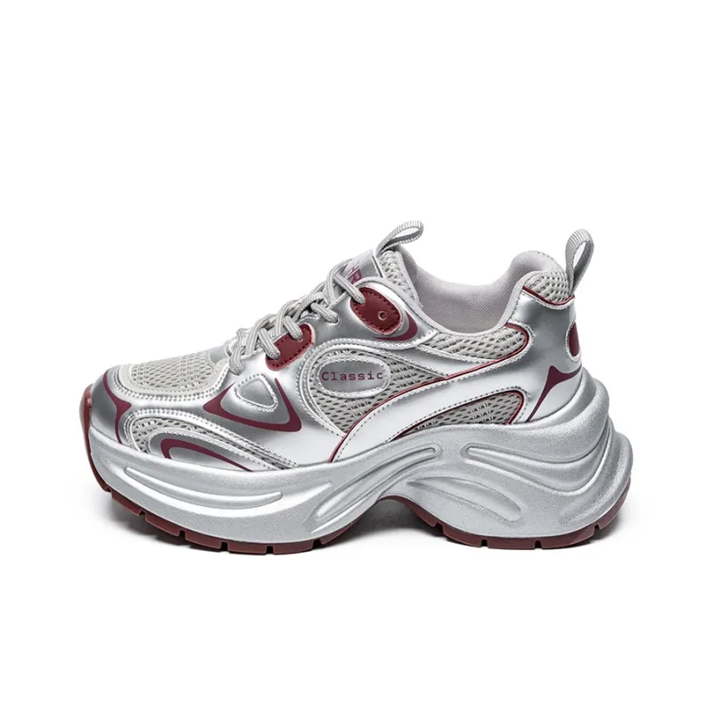 ZHR Moonlit Shadow Abrasion Resistant Breathable Low Top Chunky Sneakers Women's-12
