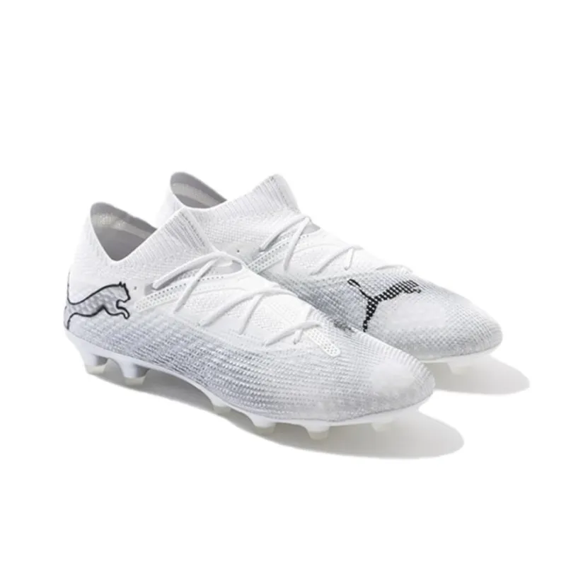 PUMA FUTURE 7 ULTIMATE Soccer Shoes Unisex Low Top White/Black-2