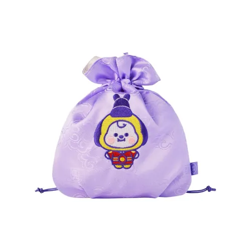 LINE FRIENDS Storage Bags Purple