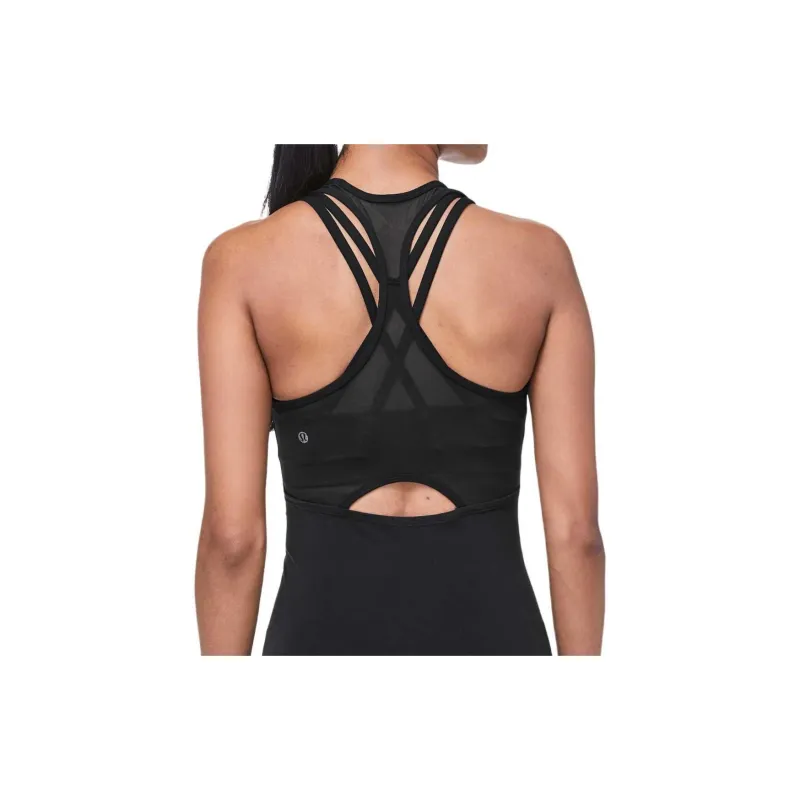 Lululemon Cool Racerback Sport Vests Women's Black-1
