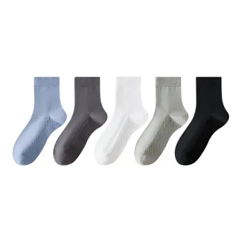 MIIOW Mid Calf Socks Men's 5 Pack