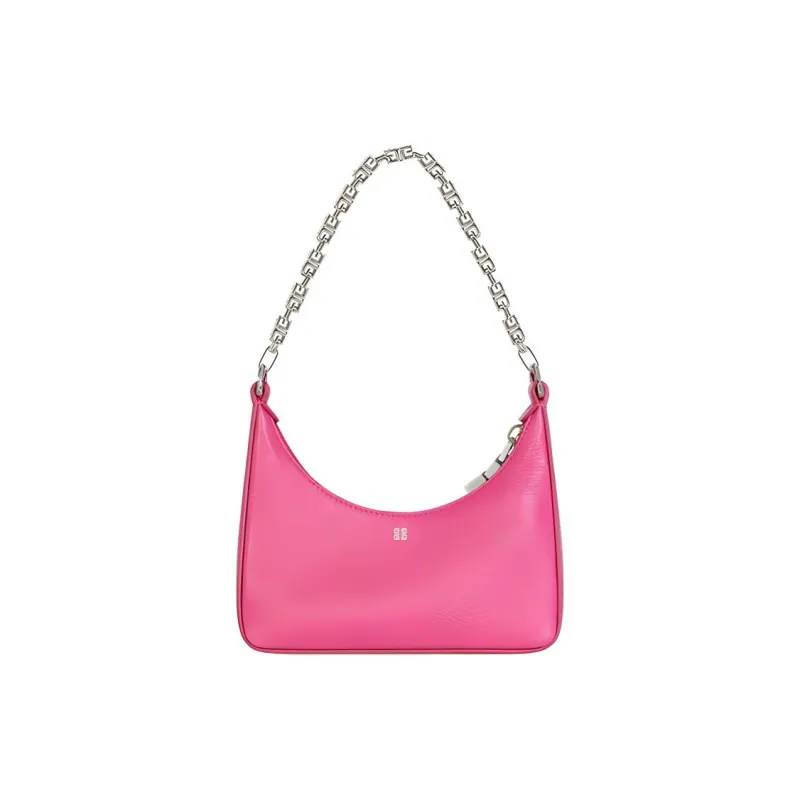 GIVENCHY Cut out Cow Leather Shoulder Bag Crossbody Bag Handbag Mini Women's Neon Pink-3