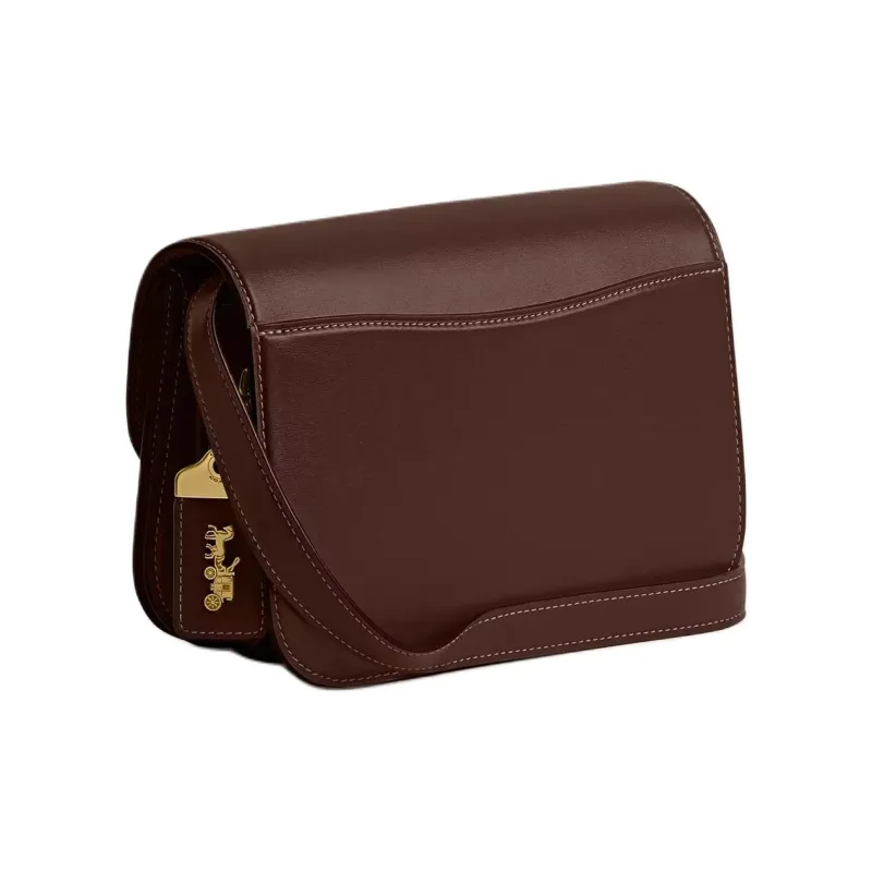 COACH IDOL Refined Calfskin Handbag, Shoulder Bag Trumpets Women's Maple-1