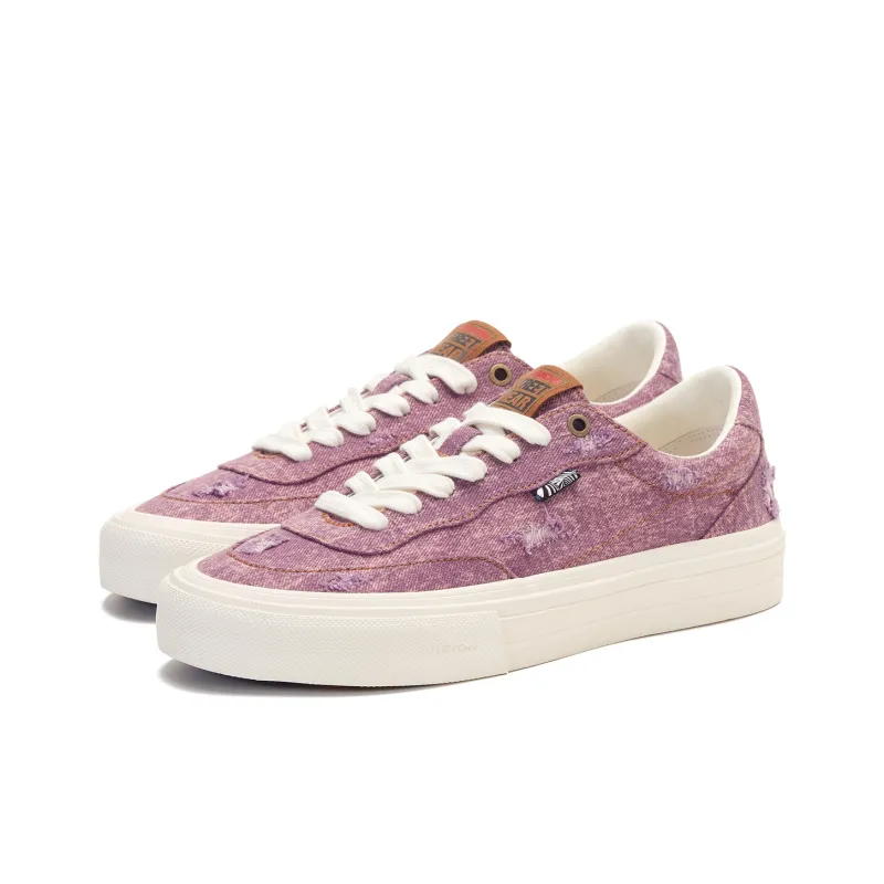 Vision Street Wear Flat Top Low Top Skateboard Shoes Unisex Purple-2