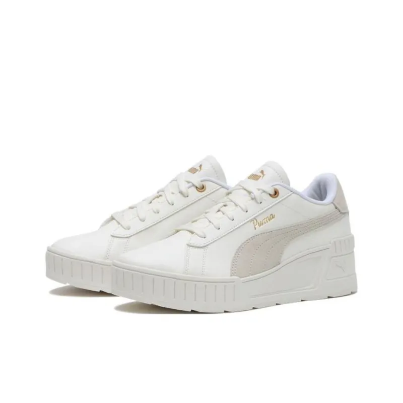 PUMA Karmen Anti Slip Wear Resistant Low Top Casual Shoes Women's White-2