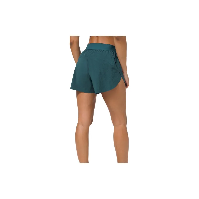 Lululemon Horizon Runner Sports Shorts Women's Dark Green-1