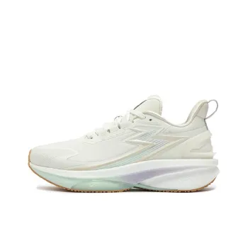 361° Anti Slip Wear Resistant Low Top Casual Running Shoes Women's White Green