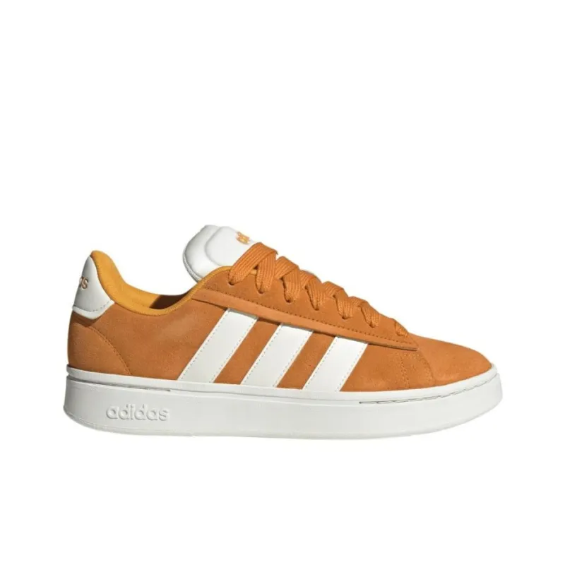 Adidas GRAND COURT ALPHA Anti Slip Wear Resistant Low Top Skateboard Shoes Men's Yellow-1