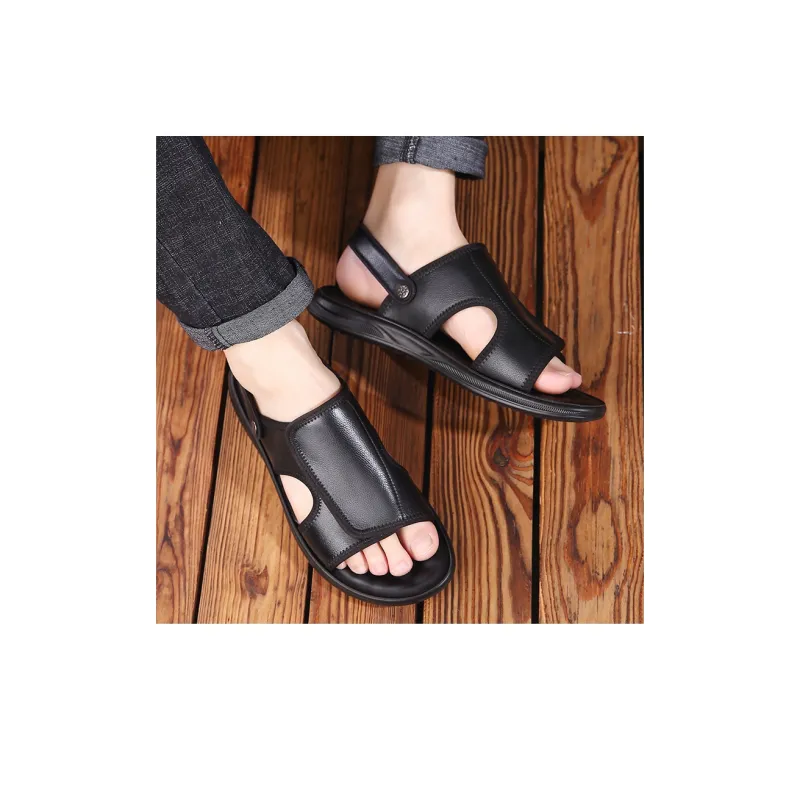 Bindu Beach Sandals Men Black-1