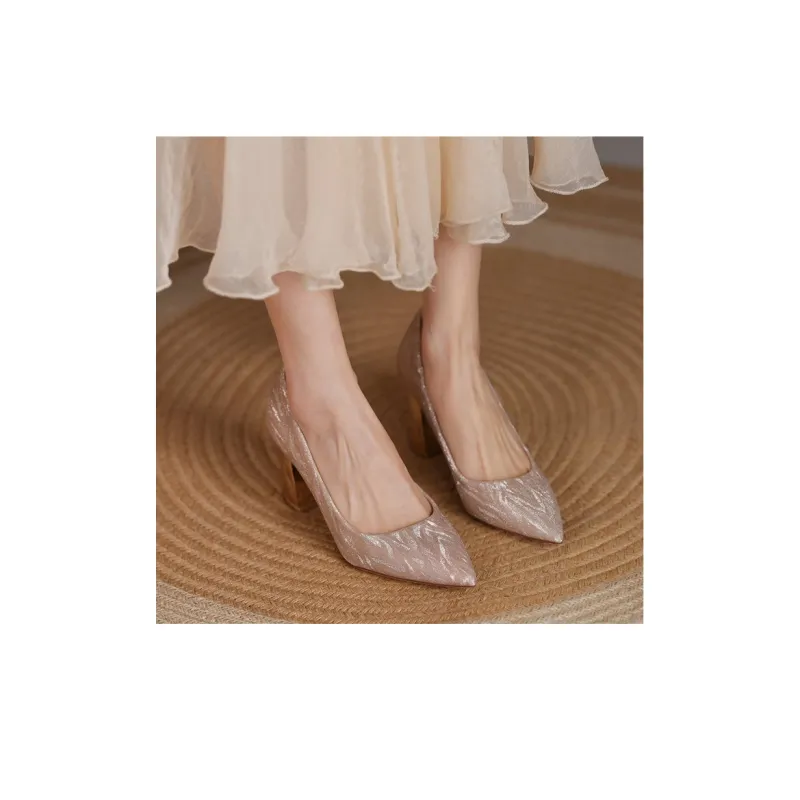 Xingdiman Chunky Heel High Heels Women's-8