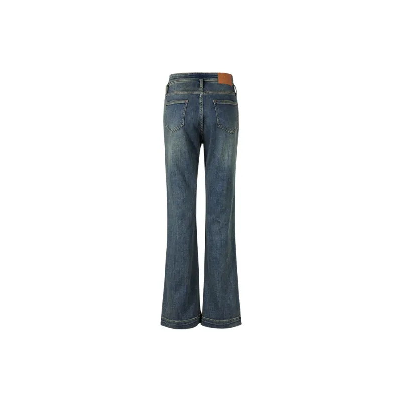 NAVIGARE Jeans Women's Dark Pearl Royal Blue-1