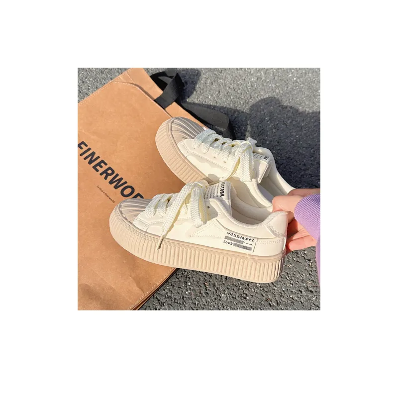 Miss Zhang Breathable Height Increasing Low Top Skateboard Shoes-22