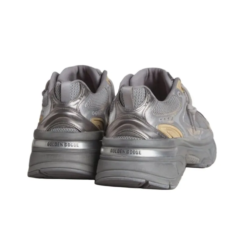 Golden Goose Lightstar Low Top Casual Shoes Women's Silver-3