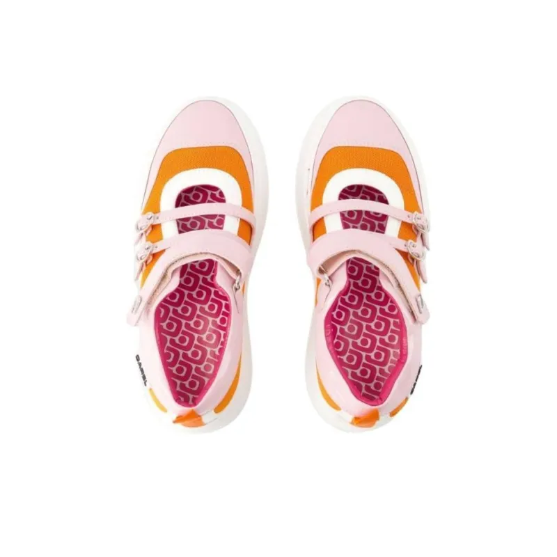 Carel Low Top Skateboard Shoes Women's Orange-3