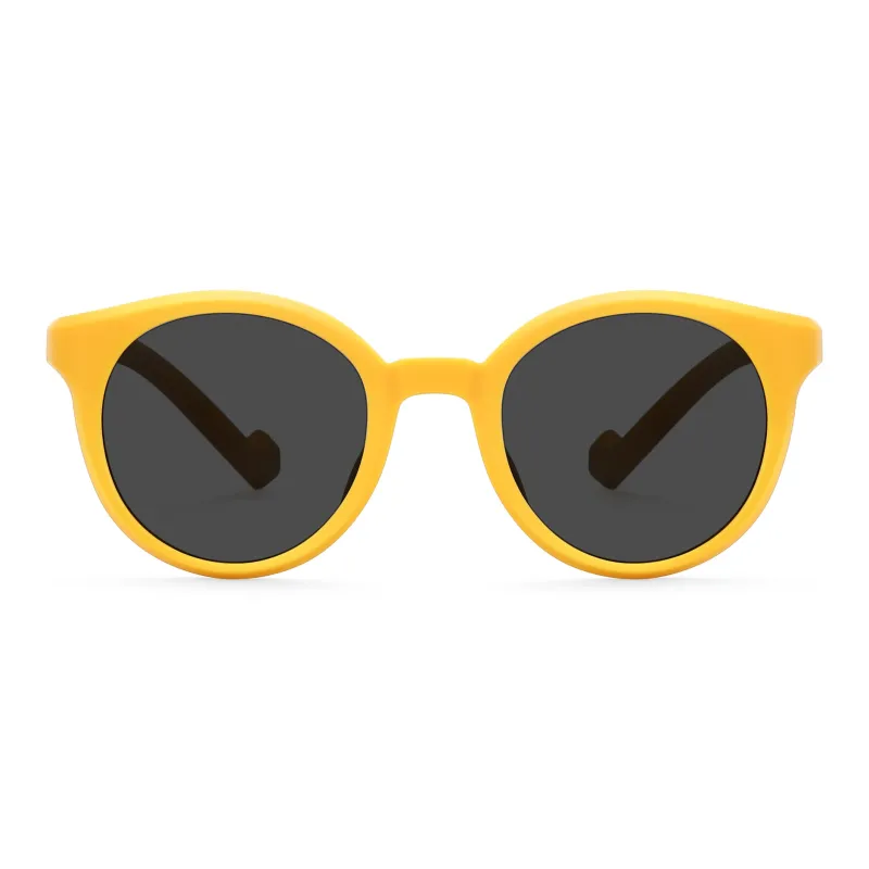 PULAIS TR/Memory Plastic Round Sunglasses Women's-12