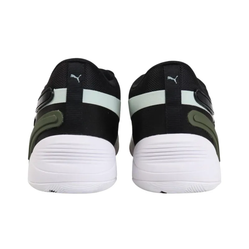 PUMA Trc Blaze Slip Resistant, Abrasion Resistant Cushioning Low Top Basketball Shoes Men's Green-4