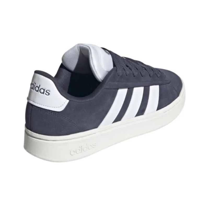 Adidas GRAND COURT Anti Slip Wear Resistant Low Top Skateboard Shoes Unisex Blue-3