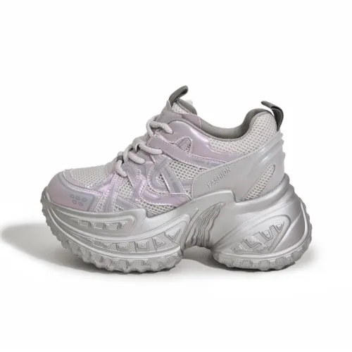 Milan Love Song Durable Breathable Lightweight Low Top Chunky Sneakers Women's