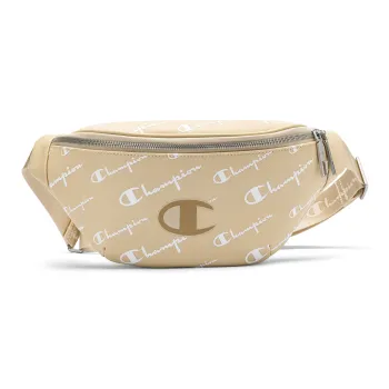 Champion Synthetic Leather Patchwork Fabric Fanny Pack Small Size Unisex Multicolor