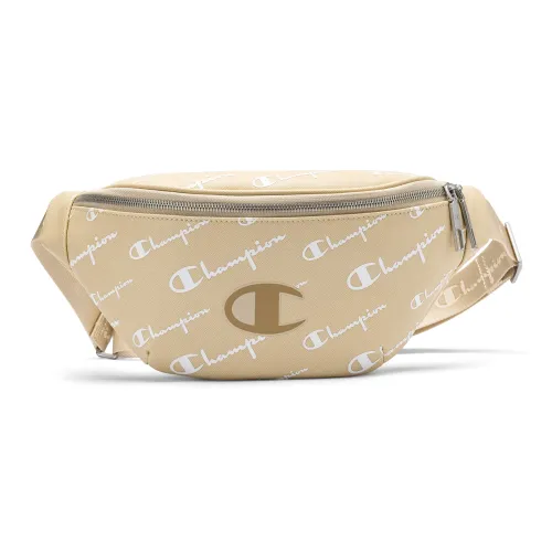 Champion Synthetic Leather Patchwork Fabric Fanny Pack Small Size Unisex Multicolor