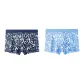 Navy Blue+Aqua Blue