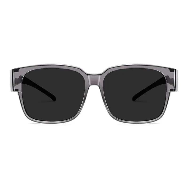 Sha Lehua TR/Memory Plastic Square Sunglasses Unisex-3