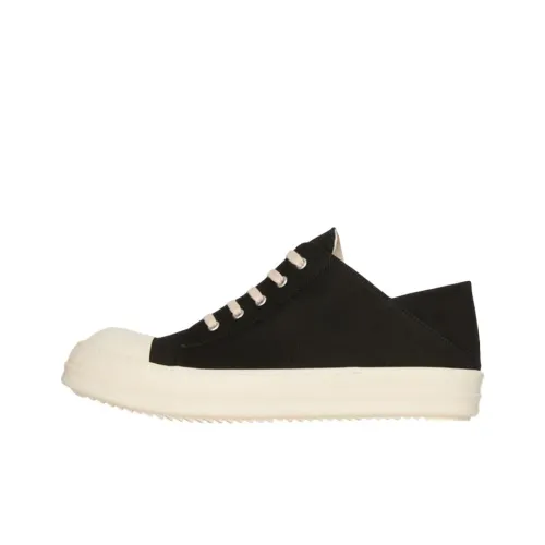 Rick Owens DRKSHDW Porterville Low Top Skateboard Shoes Men's Black